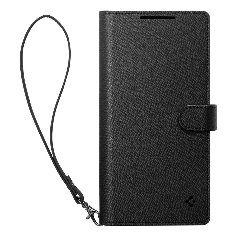 Spigen Samsung Galaxy S25 Ultra Wallet S Θήκη Πορτοφόλι από Δερματίνη - Black