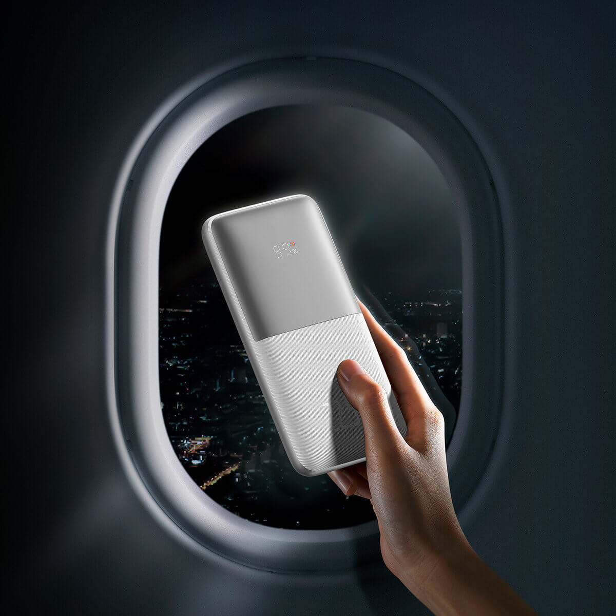 Baseus Bipow Pro 22.5W Power Bank 10000mAh 3Α με 2 Θύρες USB και 1 Θύρα Type-C - White - PPBD040002