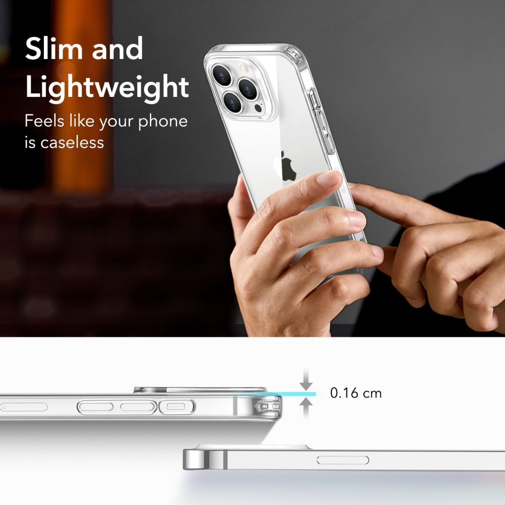 ESR iPhone 14 Pro Project Zero Λεπτή Θήκη Σιλικόνης - Διάφανη