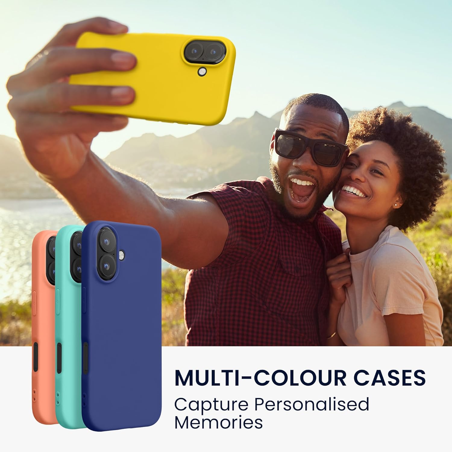 KW iPhone 16 Λεπτή Θήκη Σιλικόνης TPU - Bright Yellow