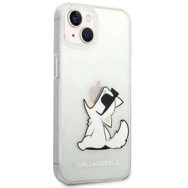 Karl Lagerfeld iPhone 14 Plus - Choupette Fun Σκληρή Θήκη με Πλαίσιο Σιλικόνης - Διάφανη - KLHCP14MCFNRC