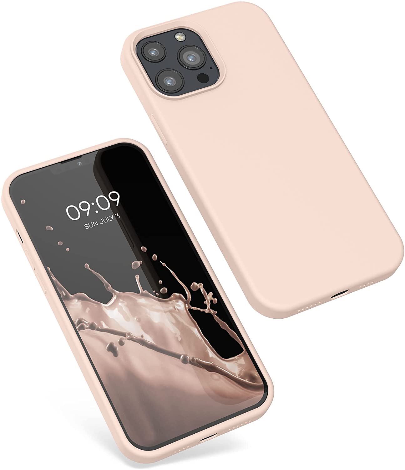 KW iPhone 13 Pro Max Θήκη Σιλικόνης Rubberized TPU - Coconut Swirl - 55881.225