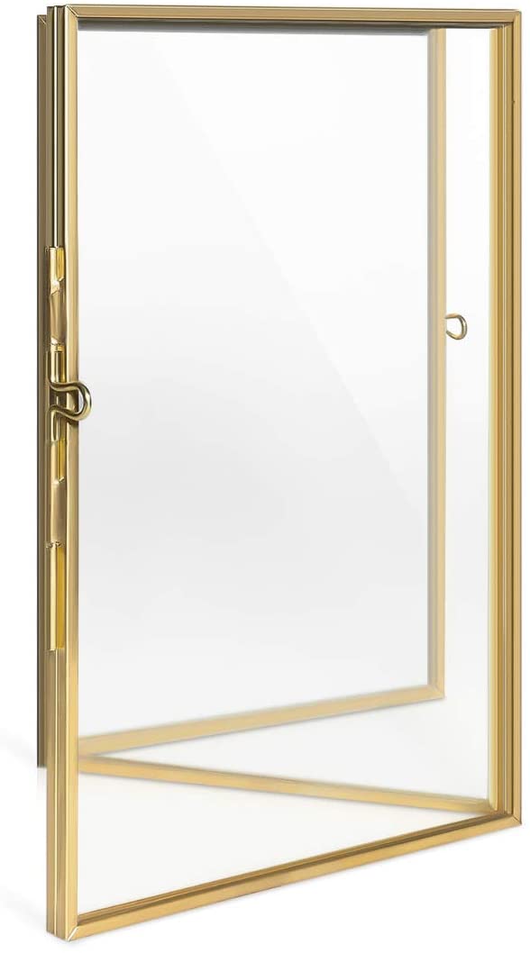 Navaris Αναδιπλούμενη Τριπλή Κορνίζα για Φωτογραφίες 15x10cm - Μέγεθος S - Gold - 50576.1.21