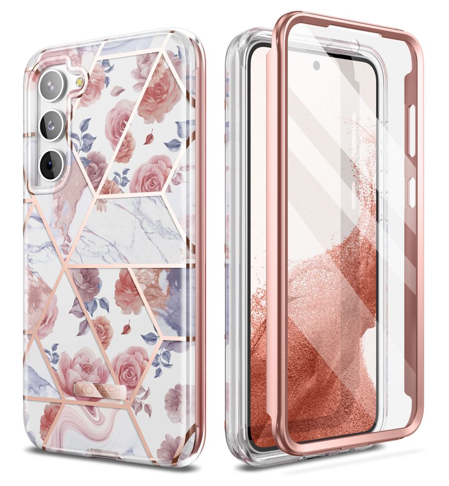 Tech-Protect Samsung Galaxy S23 Velar Θήκη 360 Full Body με Προστασία Οθόνης - Marble