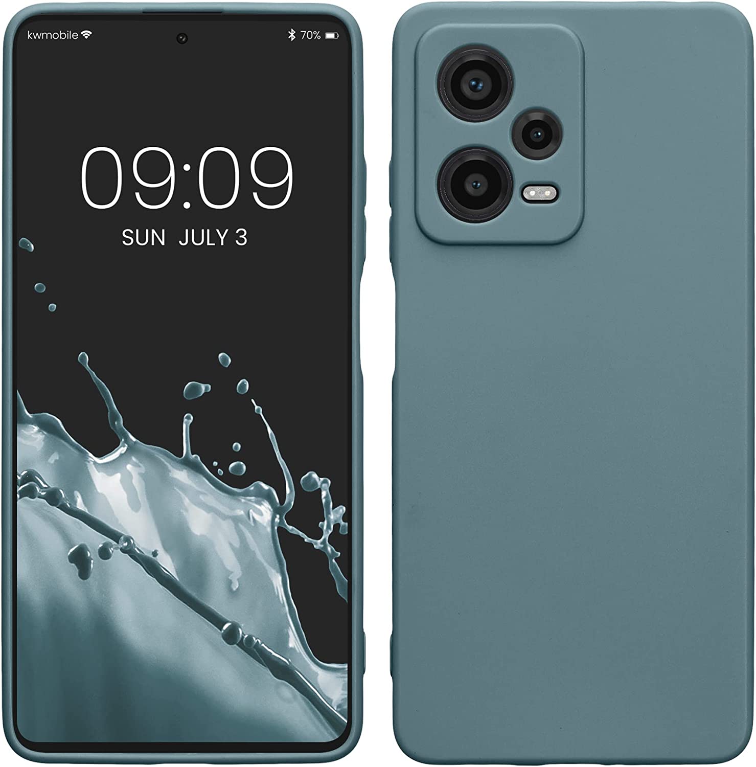 KW Xiaomi Redmi Note 12 Pro+ Θήκη Σιλικόνης TPU - Arctic Night - 60686.207