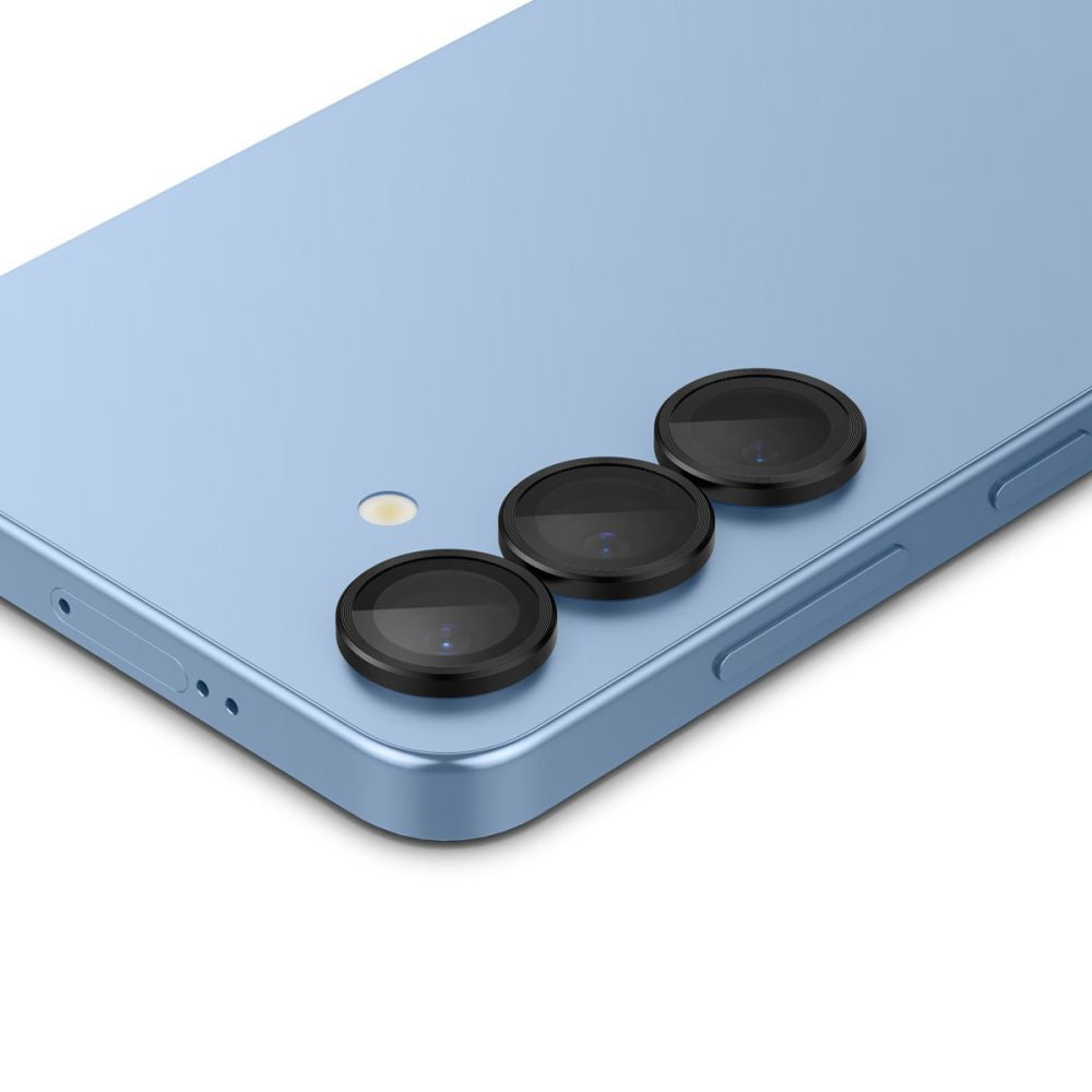 Spigen Samsung Galaxy S25 Optik Pro Glas.TR EZ Fit Αντιχαρακτικό Γυαλί για την Κάμερα - 2 Τεμάχια - Black