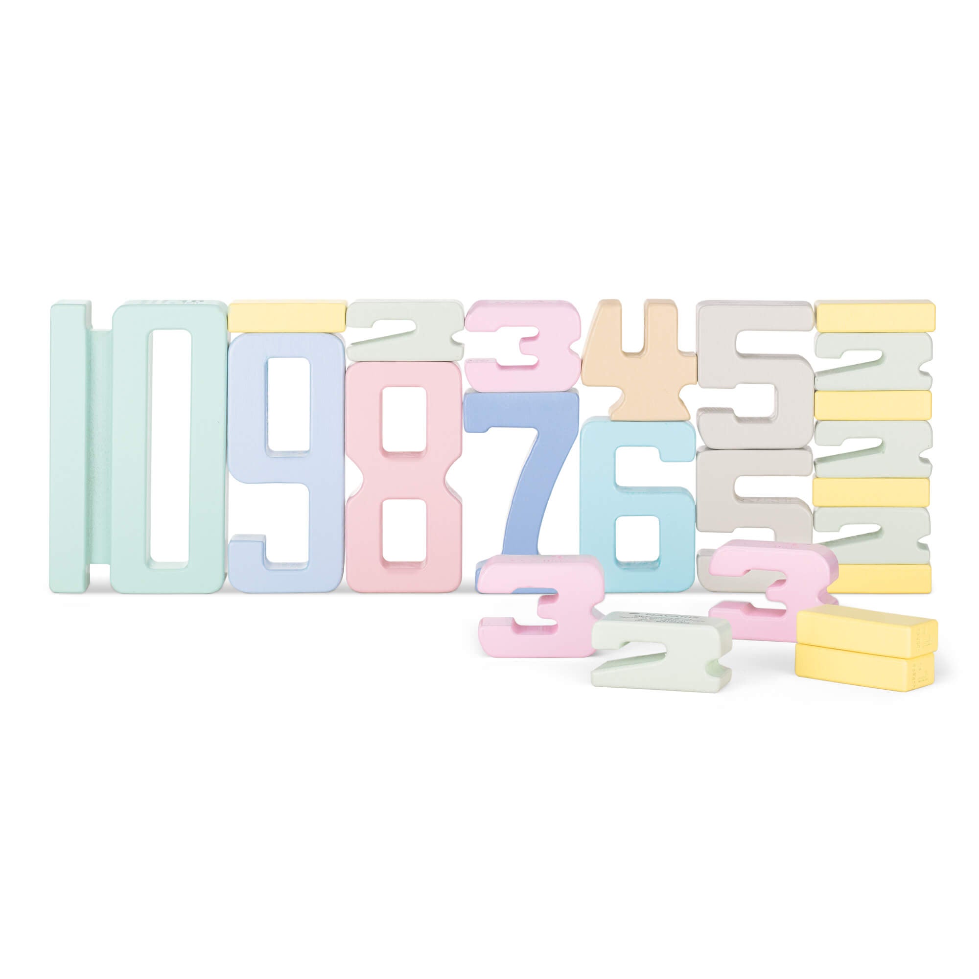 Navaris Ξύλινο Αριθμητικό Μπλοκ Για Παιδιά - Multicolour - 56191.01