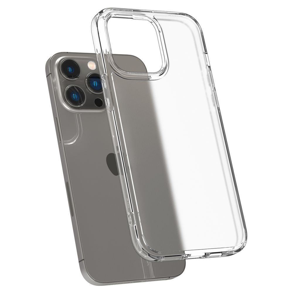 Spigen iPhone 14 Pro Max Ultra Hybrid Σκληρή Θήκη με Πλαίσιο Σιλικόνης - Frost Clear