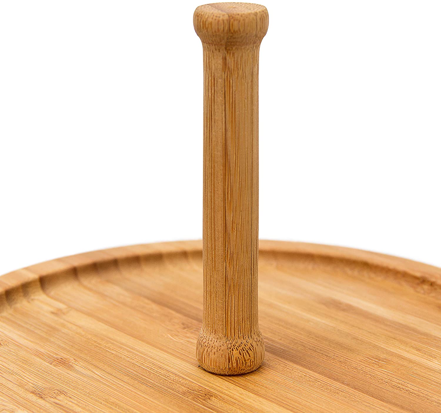 Relaxdays Δίσκος Σερβιρίσματος Φρούτων με 3 Επίπεδα - Brown - 4052025191689