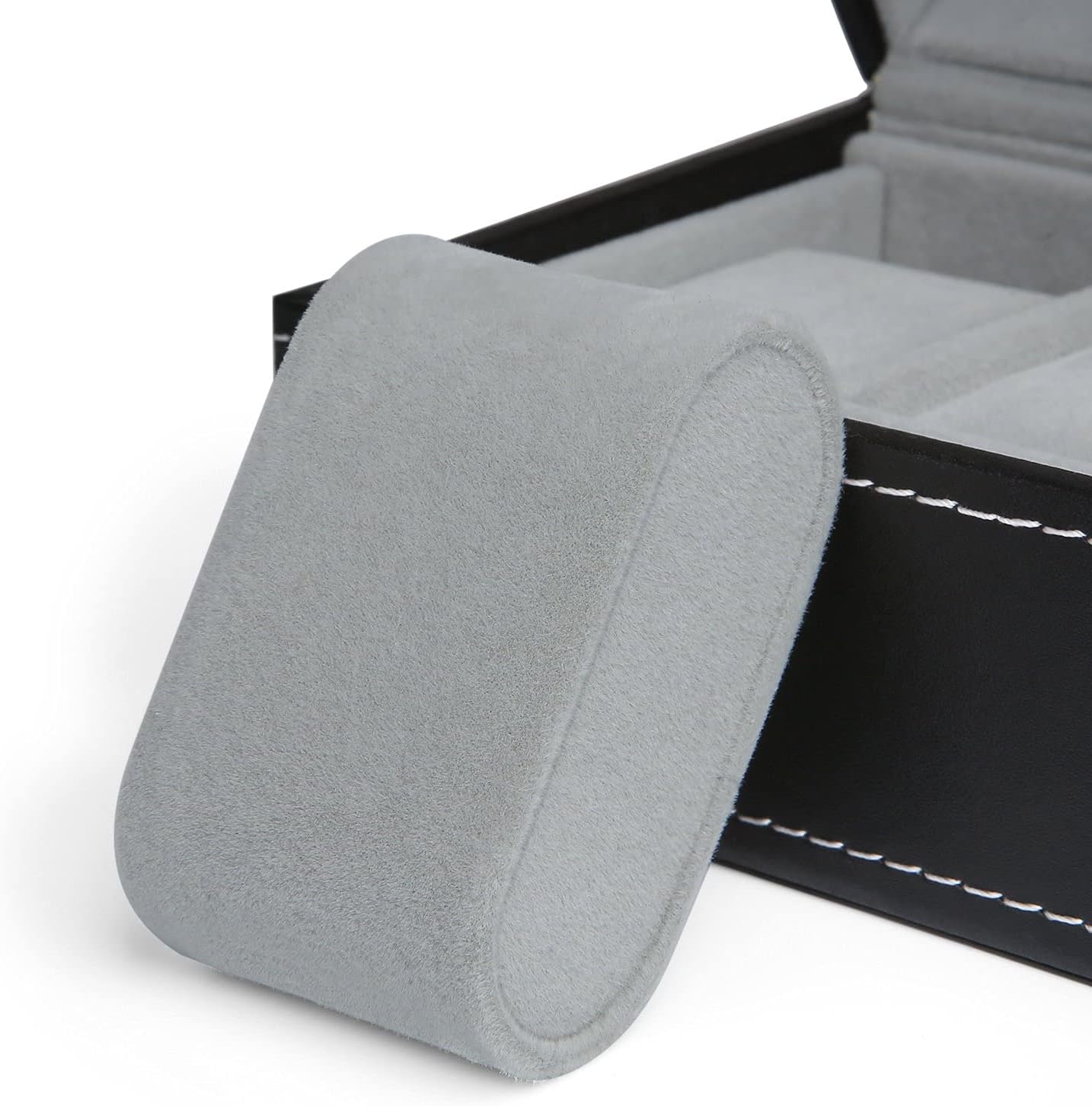 Songmics Θήκη Αποθήκευσης για 5 Ρολόγια - Black - JWB05B