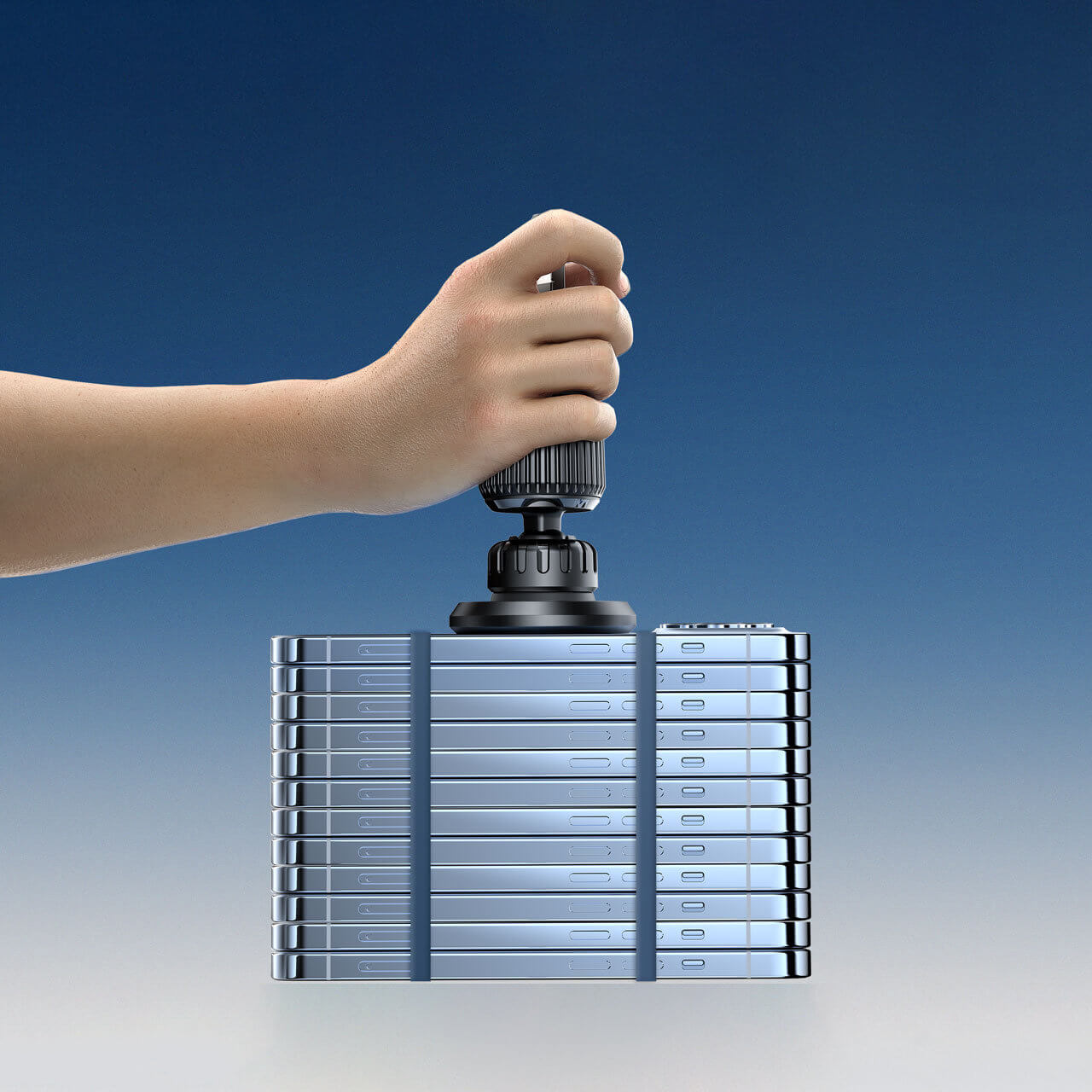 Acefast D6 Μαγνητική Βάση Αυτοκινήτου για τον Αεραγωγό - Black