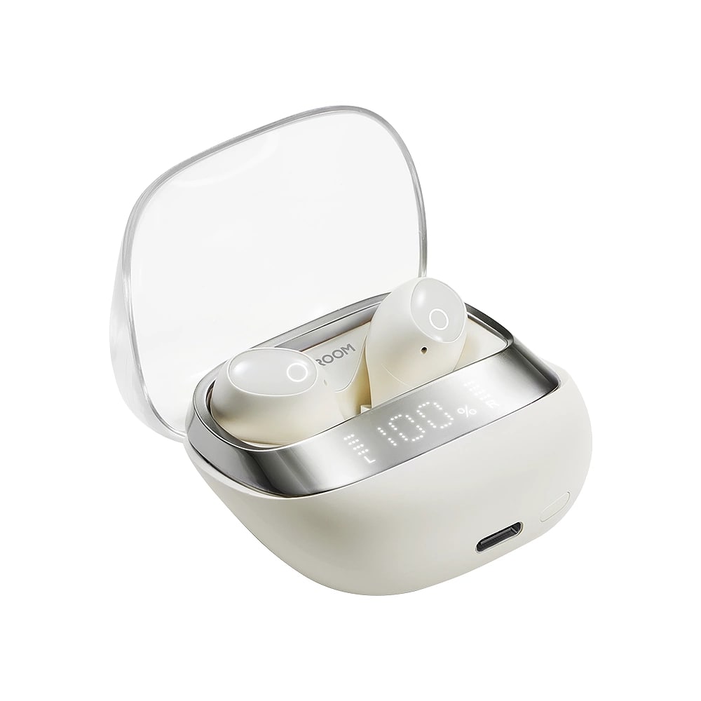 Joyroom Jdots Series Bluetooth 5.3 - Ασύρματα ακουστικά για Κλήσεις / Μουσική - White - JR-DB2