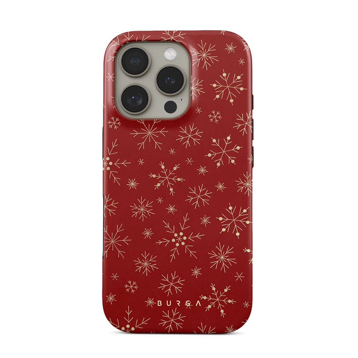 Burga iPhone 16 Pro Max Fashion Tough MagSafe Σκληρή Θήκη με MagSafe - Dear Santa Snowflake