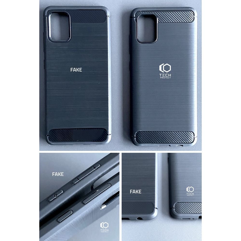 Tech - Protect Xiaomi Redmi 12 4G Carbon TPU Θήκη - Black