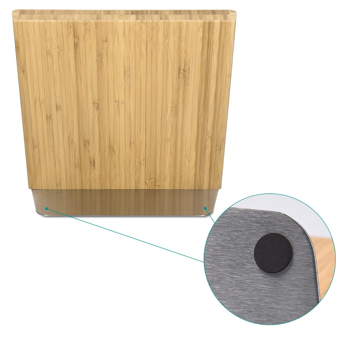 Navaris Bamboo Magnetic Knife Holder Μαγνητική Ξύλινη Βάση Μαχαιριών - Light Brown - 42543