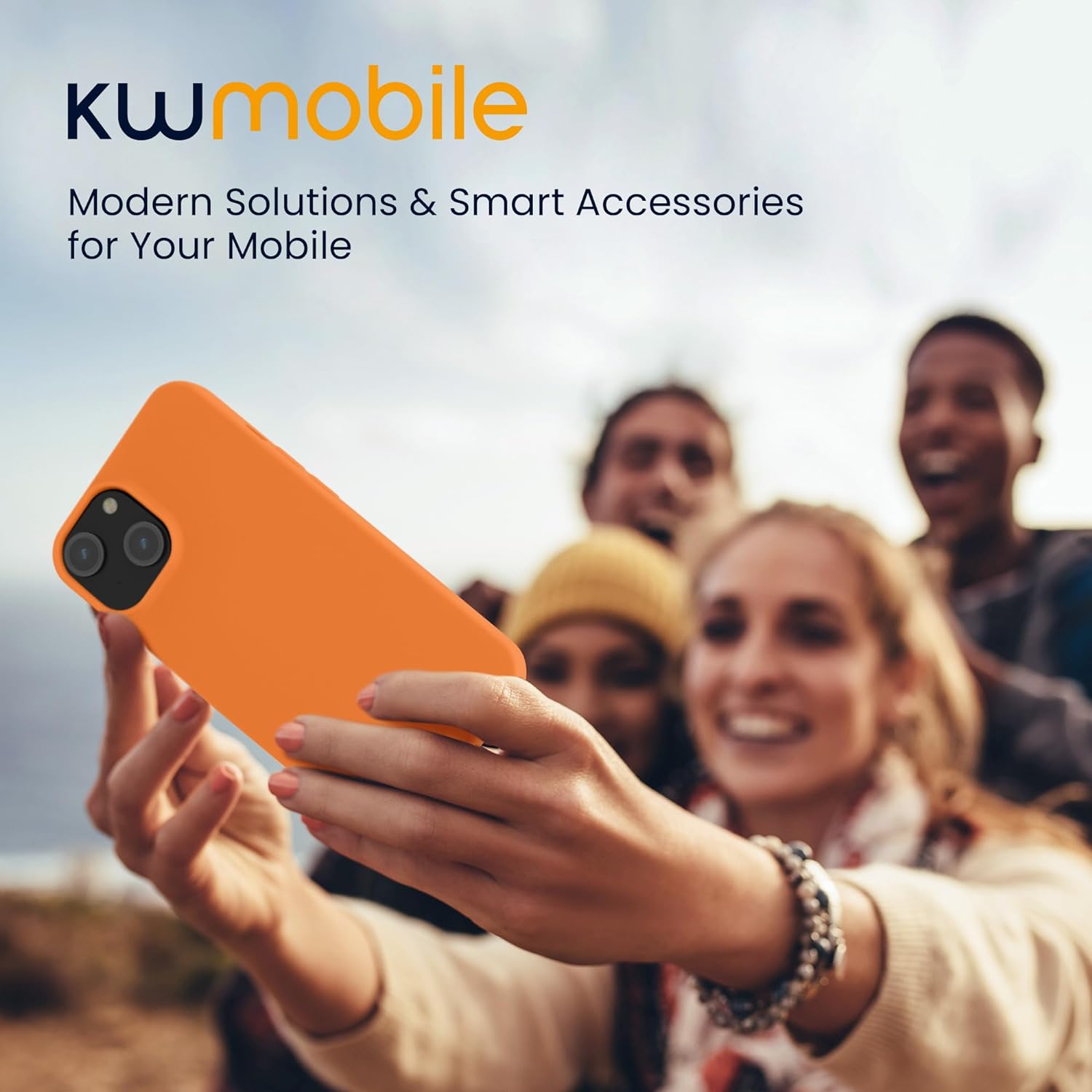 KW iPhone 15 Plus Λεπτή Θήκη Σιλικόνης TPU - Fruity Orange - 61958.150