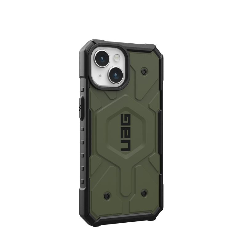 UAG iPhone 15 Pathfinder MagSafe Series Σκληρή Θήκη με MagSafe - Olive Drab