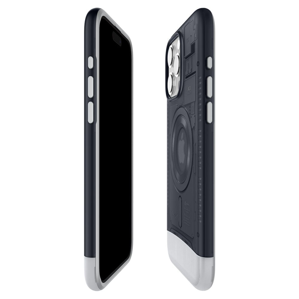 Spigen iPhone 15 Pro Classic C1 Mag Σκληρή Θήκη με Πλαίσιο Σιλικόνης και MagSafe - Graphite