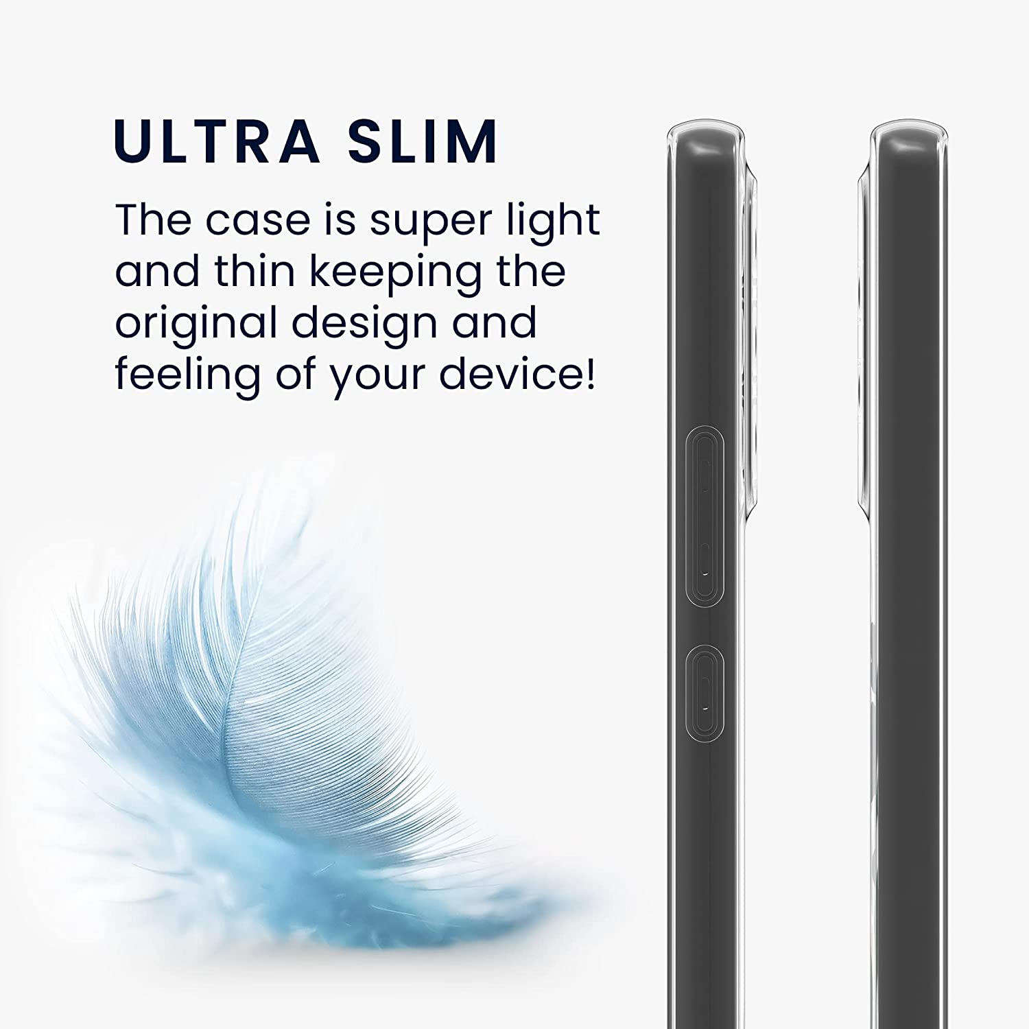 KW Samsung Galaxy A53 5G Θήκη Σιλικόνης TPU Design Lavender - Violet / Turquoise - Διάφανη - 58384.04