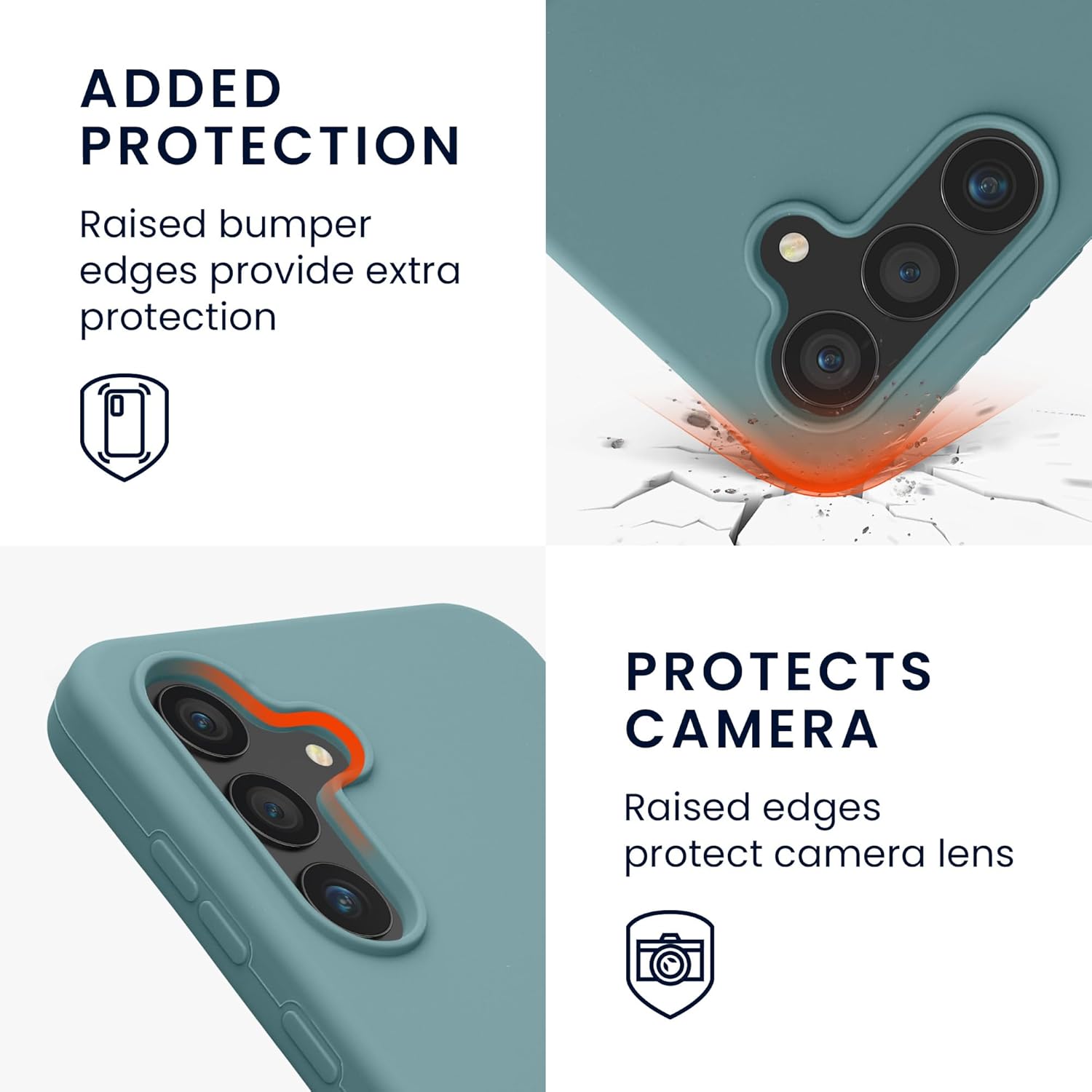 KW Samsung Galaxy S24 FE Θήκη Σιλικόνης Rubberized TPU - Arctic Night