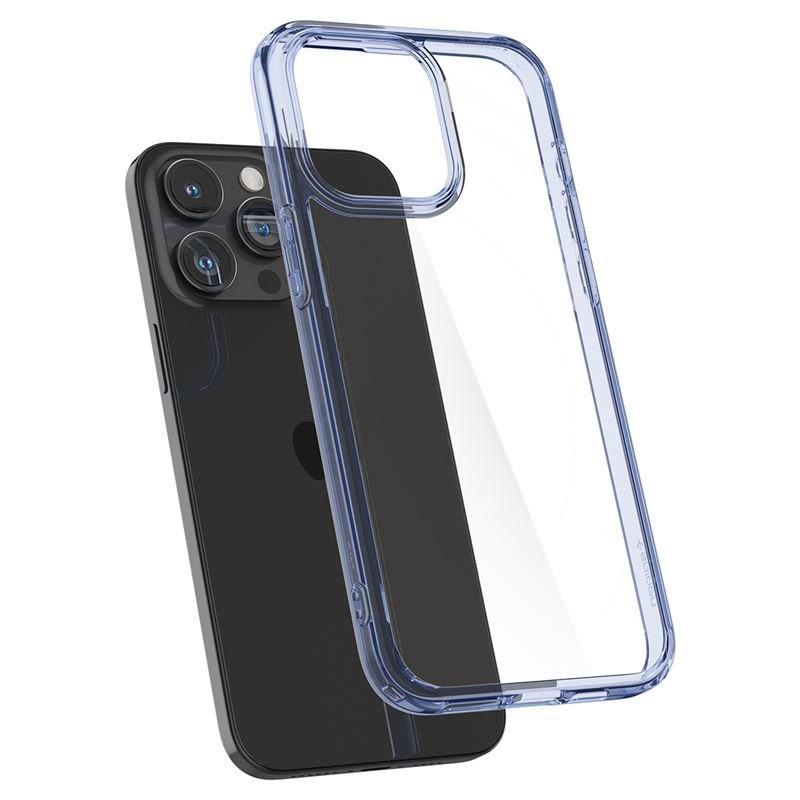 Spigen iPhone 15 Pro Ultra Hybrid Σκληρή Θήκη με Πλαίσιο Σιλικόνης - Sky Crystal