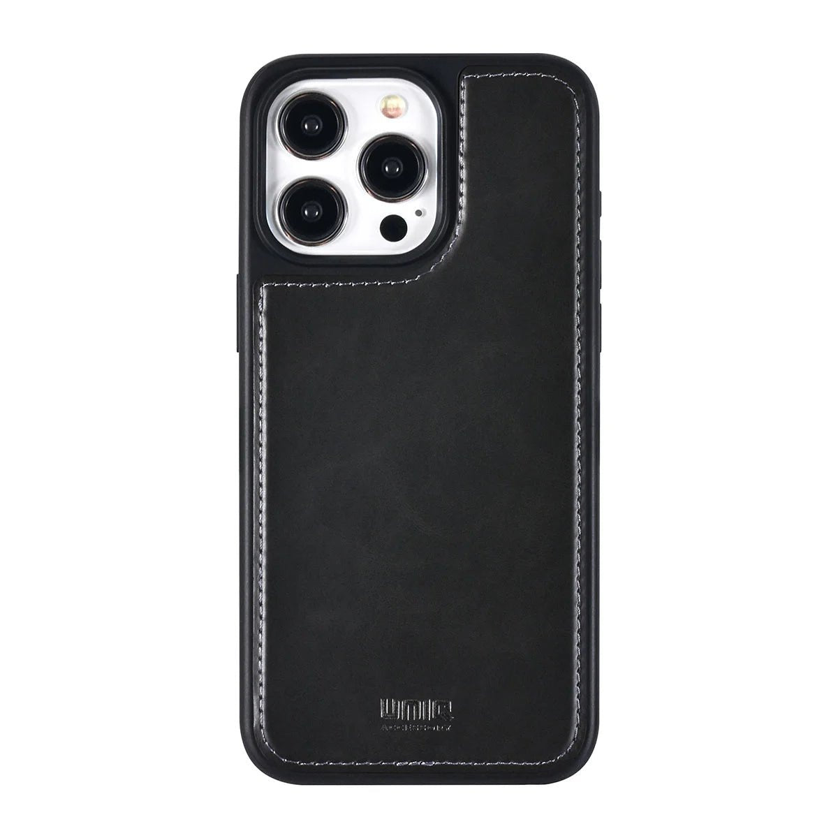 Tuniq iPhone 15 Pro Max - 2 σε 1 - Θήκη Πορτοφόλι από Δερματίνη με Αποσπώμενη Θήκη - Μαύρη