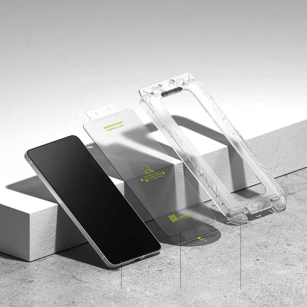 Ringke Samsung Galaxy S25 Edge - Easy Slide 2.5D 9H Αντιχαρακτικό Γυαλί Οθόνης - 2 Τεμάχια - Clear