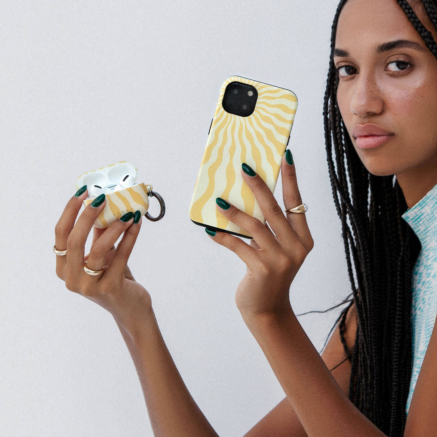 Burga iPhone 13 Pro Fashion Tough Σκληρή Θήκη - Sunny Bunny