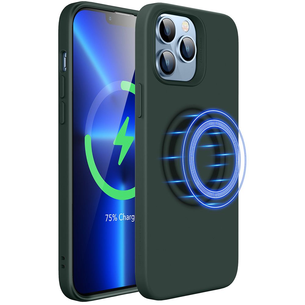 ESR iPhone 13 Pro Cloud Θήκη Σιλικόνης με MagSafe - Pine Green