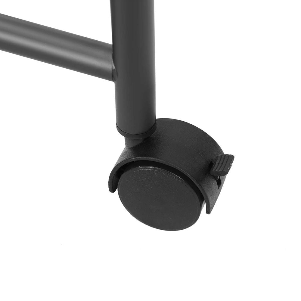 Songmics Υφασμάτινο Καλάθι Απλύτων με 3 Διαμερίσματα και Μεταλλικό Πλαίσιο - 132L - Grey - LSF003GS