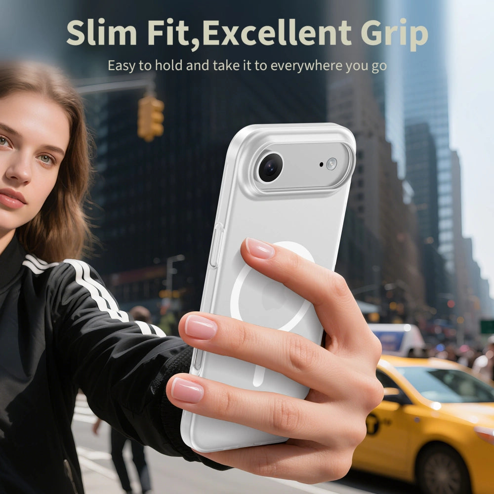 Tech-Protect iPhone Air MagSlim - Σκληρή Θήκη με MagSafe - Matte / White