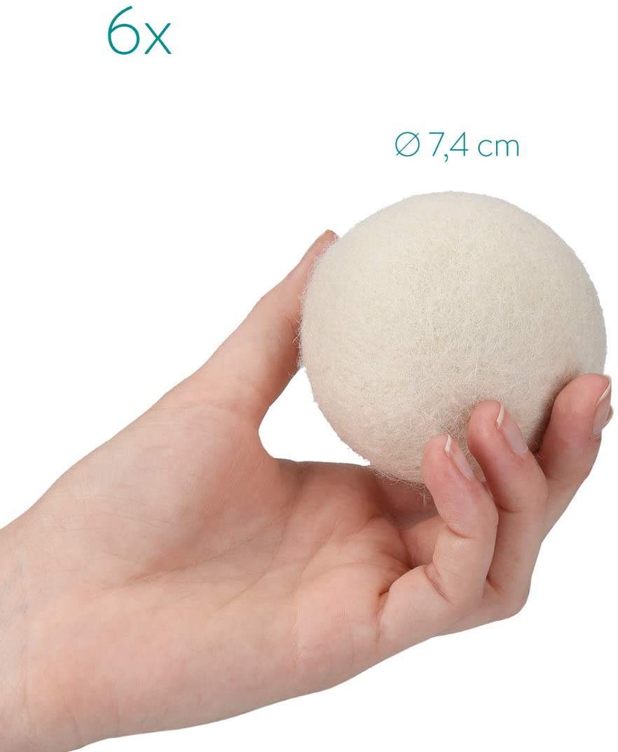 Navaris Μάλλινες Μπάλες Στεγνώματος - Dusty Pink - 47788.1