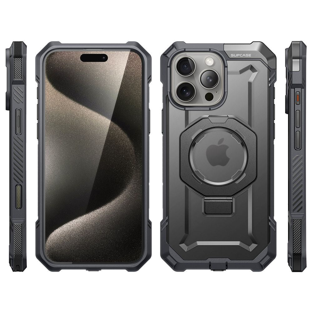 Supcase iPhone 16 Pro Max UB Grip Mag Σκληρή Θήκη με MagSafe και Stand - Grey
