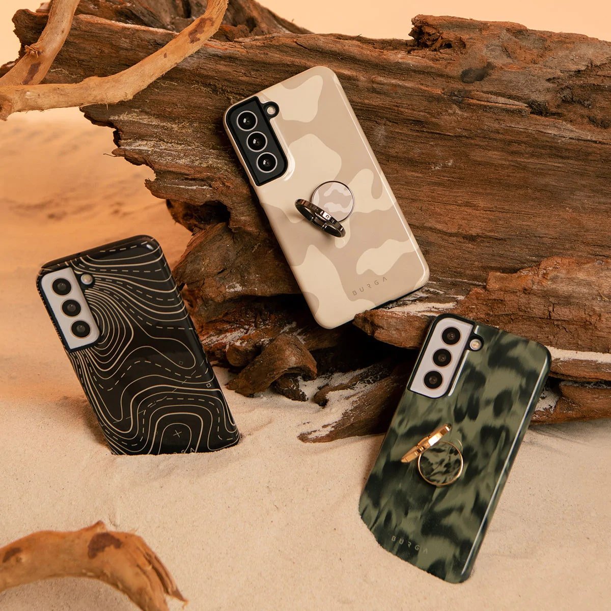 Burga iPhone 14 Pro Max Fashion Tough Σκληρή Θήκη - Dune