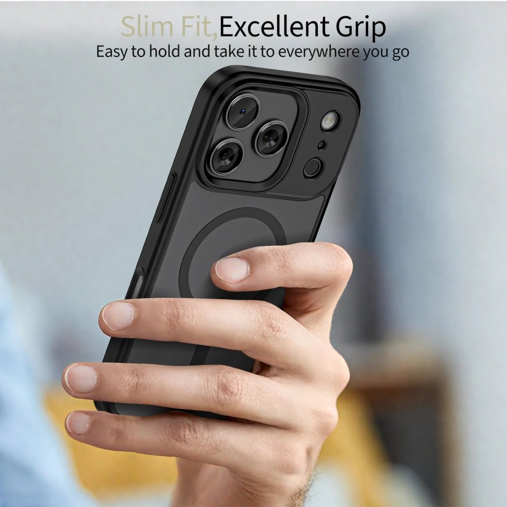 Tech - Protect iPhone 17 Pro Max - MagMat XT 4 - Set - Σκληρή Θήκη με Πλαίσιο Σιλικόνης και MagSafe - Ημιδιάφανη / Matte Black