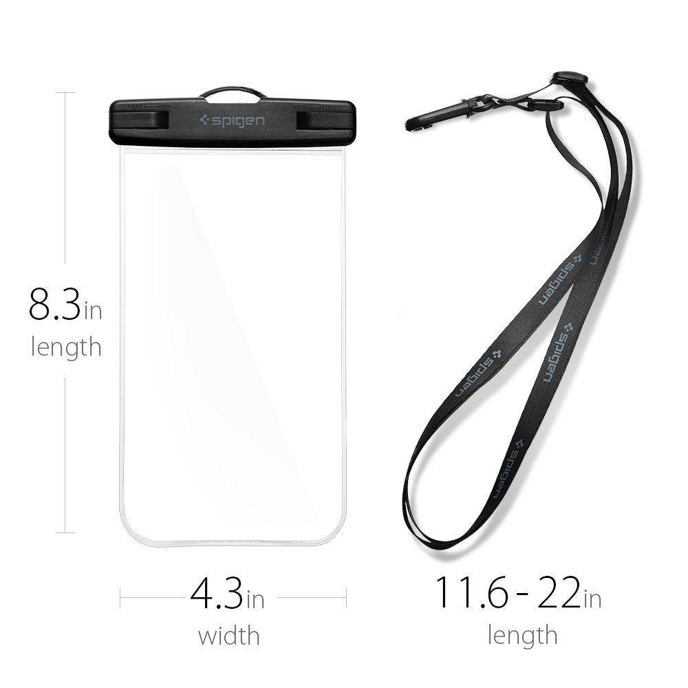 Spigen A600 Universal Αδιάβροχη Θήκη για Smartphones 6.7'' - Clear