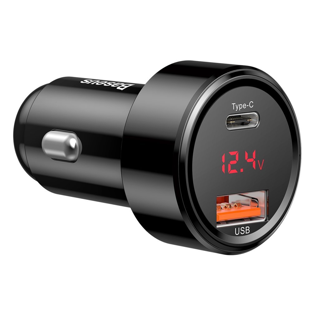 Baseus Magic Series PPS 45W 6A Φορτιστής Αυτοκινήτου Γρήγορης Φόρτισης με 1 Θύρα USB και 1 Θύρα Type - C - Black - CCMLC20C - 01