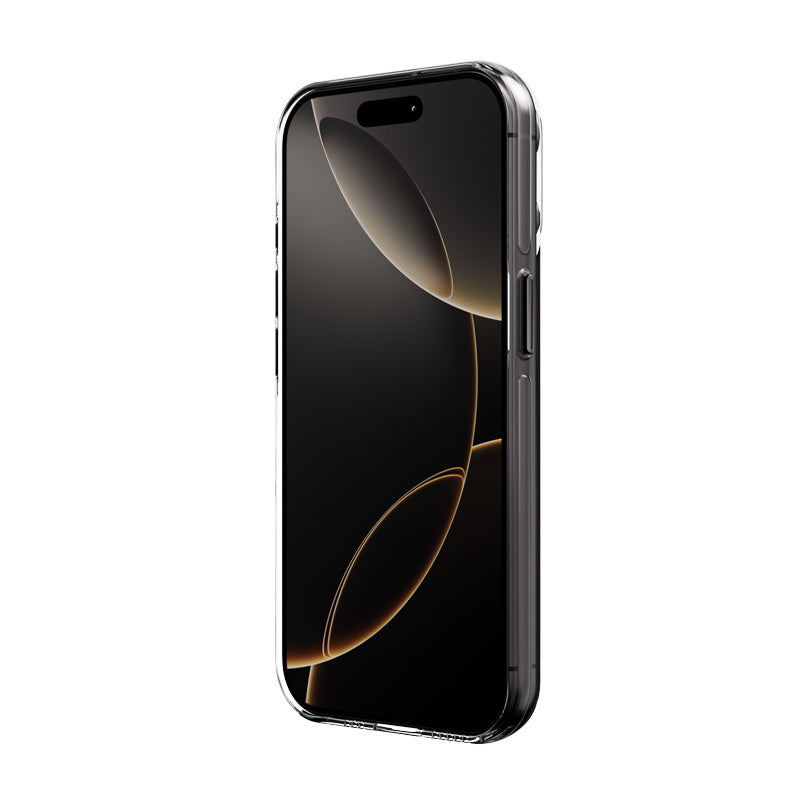 Crong iPhone 15 Pro Clear Mag Pro - Σκληρή Θήκη με MagSafe - Black