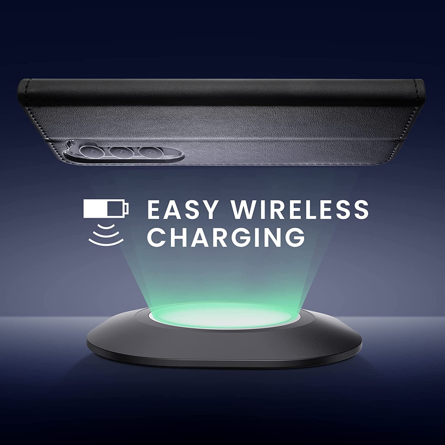 KW Samsung Galaxy S23 Θήκη Πορτοφόλι Stand - Black - 60453.01