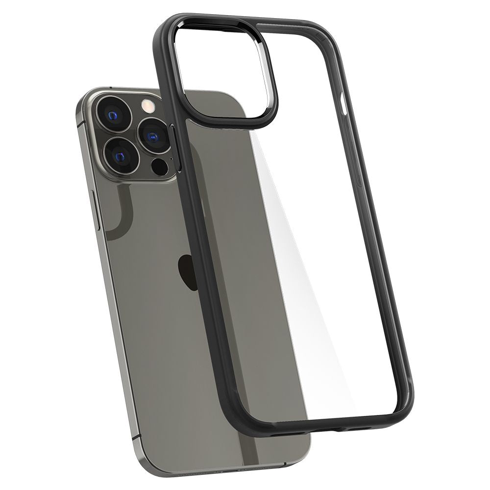 Spigen iPhone 13 Pro Ultra Hybrid Σκληρή Θήκη με Πλαίσιο Σιλικόνης - Matte Black