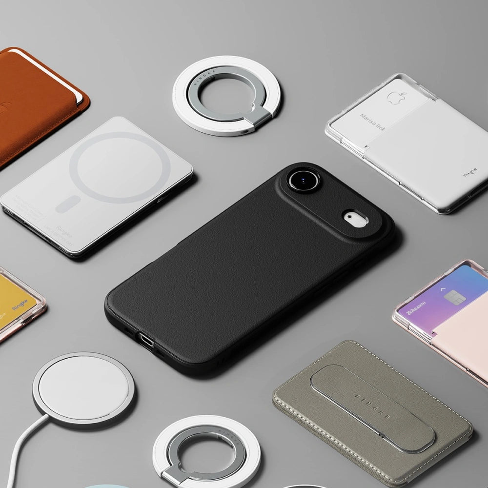 Ringke iPhone Air - Onyx Magnetic MagSafe Θήκη Σιλικόνης - Black