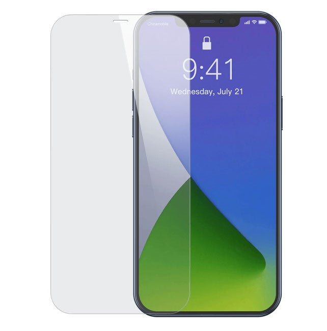 Baseus iPhone 12 / iPhone 12 Pro 0.3mm Full Glass Full Screen Αντιχαρακτικό Γυαλί Οθόνης - 2 Τεμάχια - Clear - SGAPIPH61P-LS02