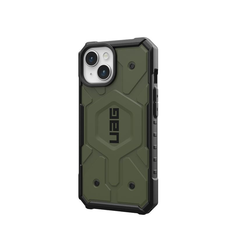 UAG iPhone 15 Pathfinder MagSafe Series Σκληρή Θήκη με MagSafe - Olive Drab