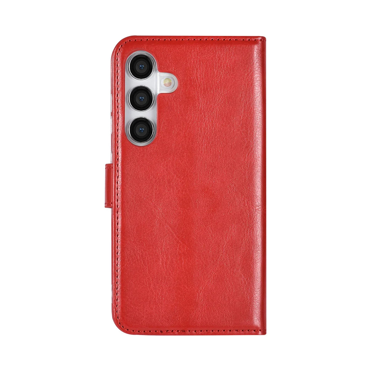 Tuniq Samsung Galaxy S24 - Θήκη Πορτοφόλι Stand από Δερματίνη - Red
