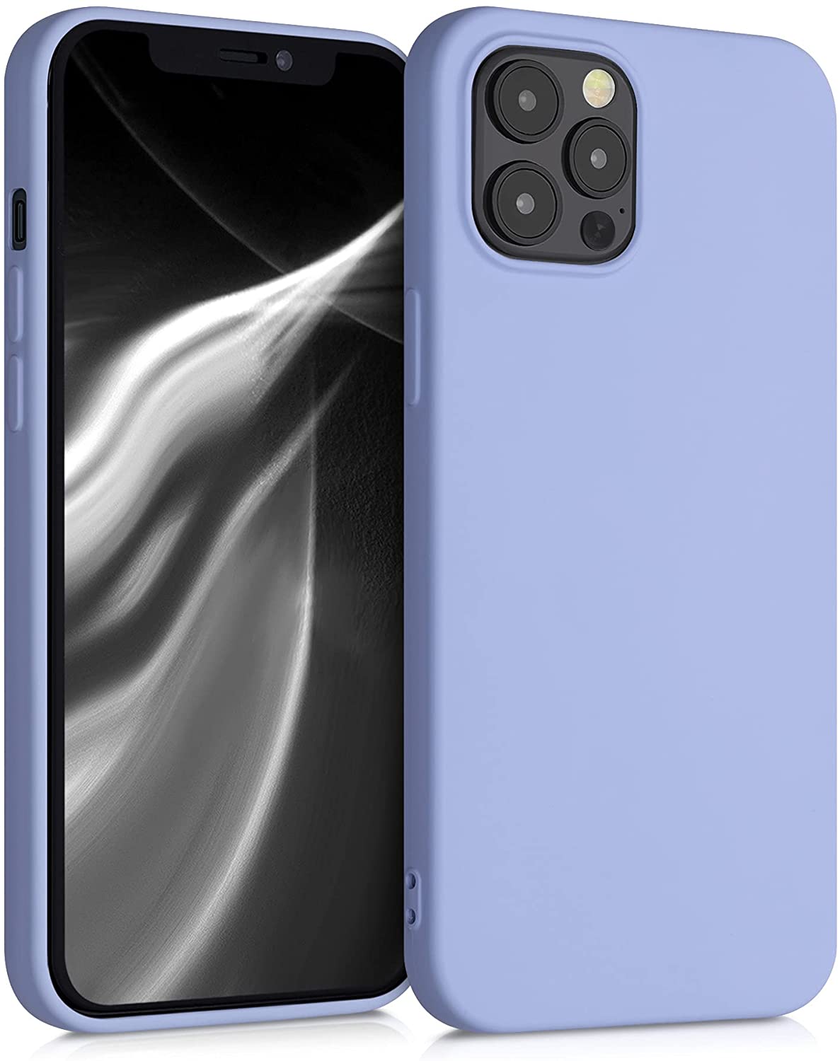 KW iPhone 12 Pro Max Θήκη Σιλικόνης Rubberized TPU - Pastel Lavender - 52714.139