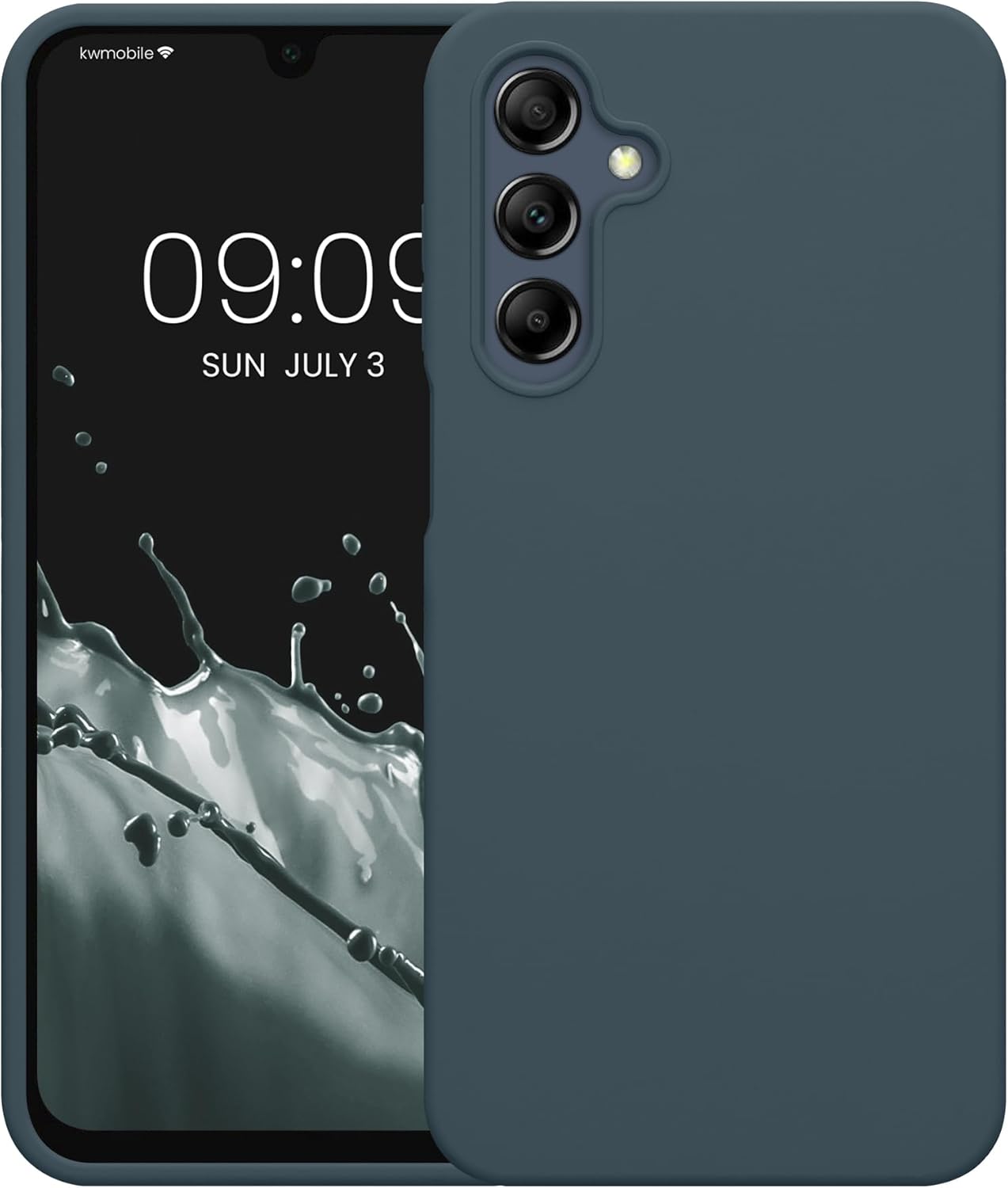 KW Samsung Galaxy A16 4G / A16 5G Θήκη Σιλικόνης Rubberized TPU - Dark Slate