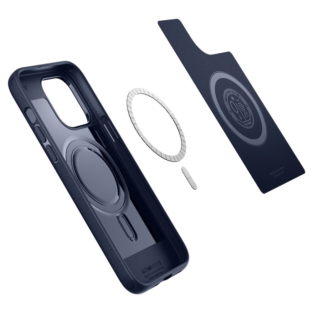 Spigen iPhone 14 Pro Max Mag Armor Σκληρή Θήκη Aramid Fiber με MagSafe - Navy Blue