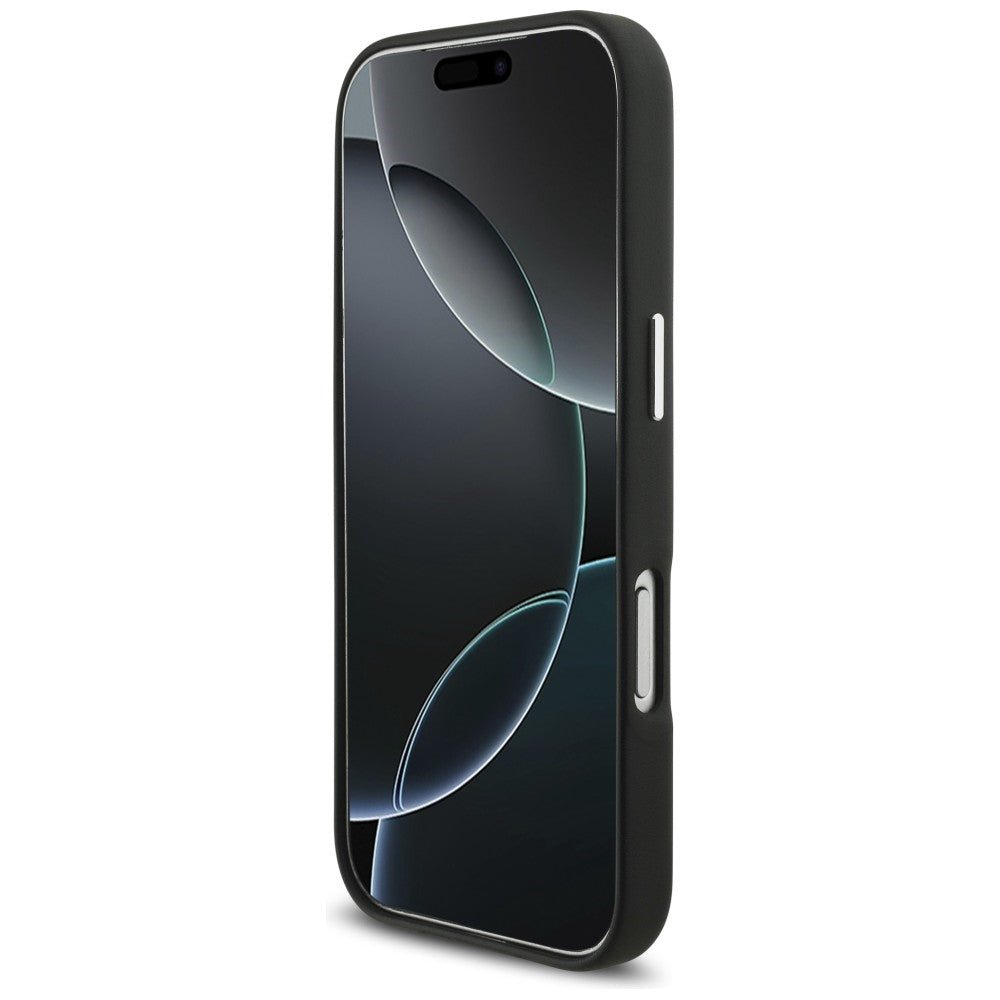 Aston Martin iPhone 17 Pro - Σκληρή Θήκη με Πλαίσιο Σιλικόνης - HC FW Logo MagSafe - Black