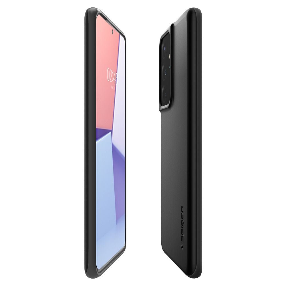 Spigen Samsung Galaxy S21 Ultra Thin Fit Σκληρή Θήκη - Black