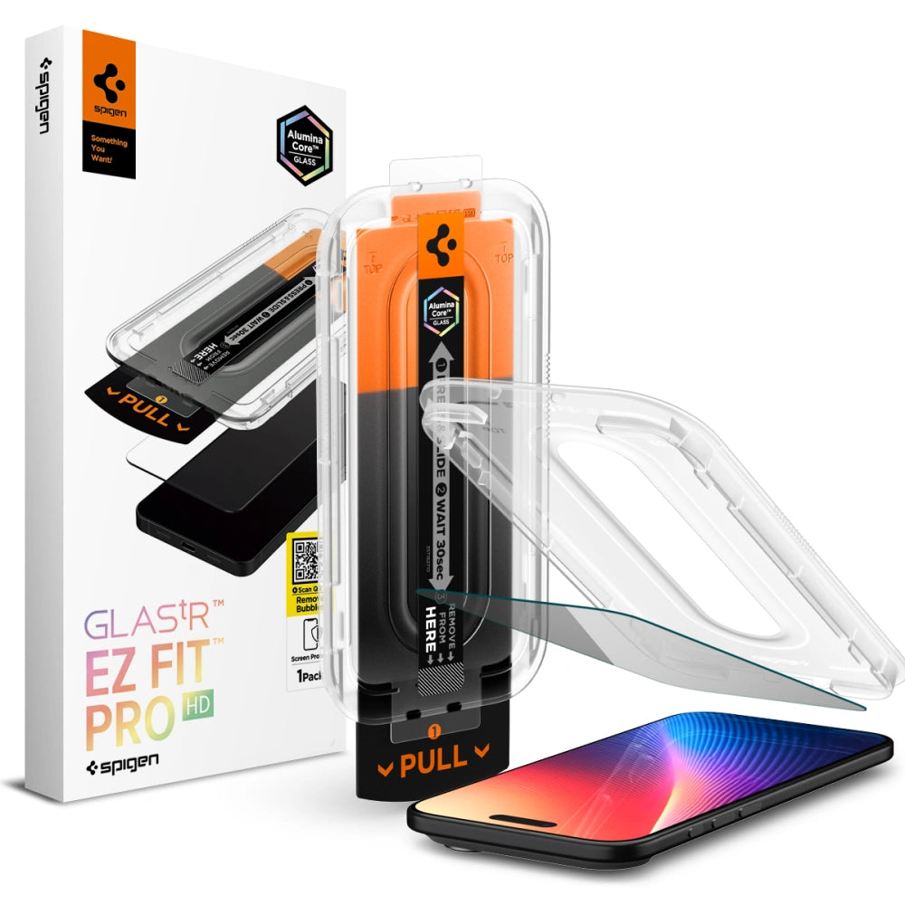 Spigen iPhone Air - Glas.TR EZ Fit Pro - 9H Αντιχαρακτικό Γυαλί Οθόνης - Privacy